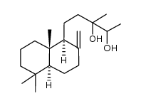 (14RS)-labd-8(17)-ene-13,14-diol Structure