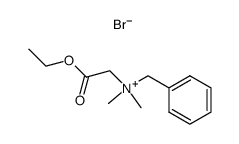 Benzyldimethylammonium-essigsaeureethylester-bromid结构式