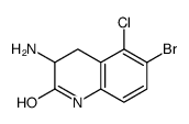 3-amino-6-bromo-5-chloro-3,4-dihydro-1H-quinolin-2-one Structure