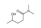 4-hydroxy-N,N-dimethylpentanamide结构式
