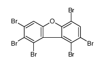 1,2,3,6,8,9-hexabromodibenzofuran结构式