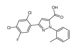 3-(2,4-DICHLORO-5-FLUOROPHENYL)-1-O-TOLYL-1H-PYRAZOLE-5-CARBOXYLIC ACID picture