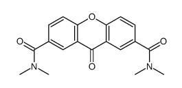 2-N,2-N,7-N,7-N-tetramethyl-9-oxoxanthene-2,7-dicarboxamide结构式
