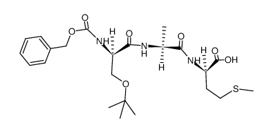 Z-Ser(tButyl)-Ala-Met-OH结构式