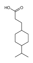 3-(4-propan-2-ylcyclohexyl)propanoic acid结构式