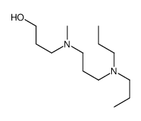 3-[3-(dipropylamino)propyl-methylamino]propan-1-ol结构式
