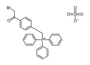 [4-(2-bromoacetyl)phenyl]methyl-triphenylphosphanium,perchlorate结构式