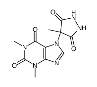 1,3-dimethyl-7-(4-methyl-3,5-dioxo-pyrazolidin-4-yl)-3,7-dihydro-purine-2,6-dione Structure