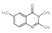 4(3H)-Quinazolinone,2,3,6-trimethyl- structure