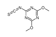 2-isothiocyanato-4,6-dimethoxy-1,3,5-triazine Structure