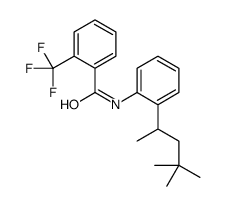 N-[2-(4,4-dimethylpentan-2-yl)phenyl]-2-(trifluoromethyl)benzamide Structure