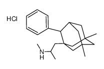 1-(5,7-dimethyl-2-phenyl-1-adamantyl)-N-methylpropan-2-amine,hydrochloride Structure