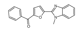 [5-(1-methylbenzimidazol-2-yl)furan-2-yl]-phenylmethanone结构式