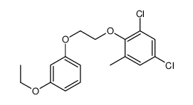 1,5-dichloro-2-[2-(3-ethoxyphenoxy)ethoxy]-3-methylbenzene Structure