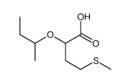 2-butan-2-yloxy-4-methylsulfanylbutanoic acid Structure