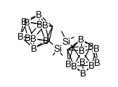 1,2-bis(o-carboranyl)-1,1,2,2-tetramethyl-1,2-disilane Structure