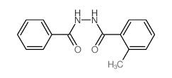 N-benzoyl-2-methyl-benzohydrazide structure