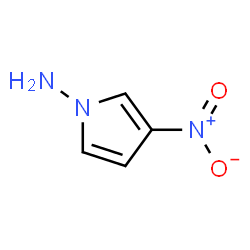 1H-Pyrrol-1-amine,3-nitro-(9CI) structure