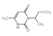 2,4(1H,3H)-Pyrimidinedione,6-methyl-3-(1-methylpropyl)- picture