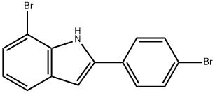 7-Bromo-2-(4-bromophenyl)-indole Structure