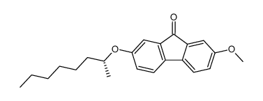(R)-2-methoxy-7-(1-methylheptyloxy)fluoren-9-one结构式