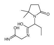 N-(2-amino-2-oxoethyl)-2-(2,2-dimethyl-5-oxopyrrolidin-1-yl)butanamide结构式
