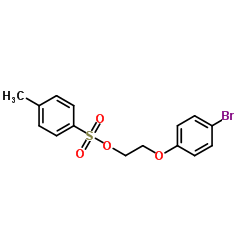 2-(4-Bromophenoxy)ethyl 4-methylbenzenesulfonate Structure
