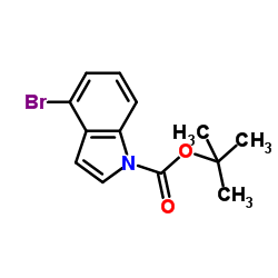 1-Boc-4-Bromoindole Structure