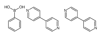 phenylboronic acid,4-pyridin-4-ylpyridine结构式