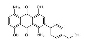1,5-diamino-4,8-dihydroxy-2-(hydroxytolyl)anthraquinone Structure