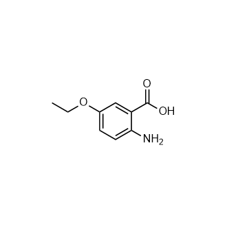 2-氨基-5-乙氧基苯甲酸结构式