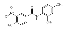 N-(2,4-dimethylphenyl)-4-methyl-3-nitro-benzamide Structure