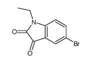 5-bromo-1-ethyl-1H-indole-2,3-dione结构式