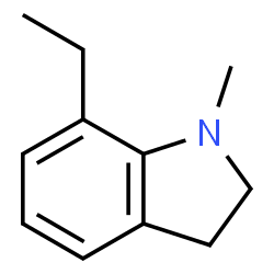 1H-Indole,7-ethyl-2,3-dihydro-1-methyl-(9CI) structure