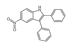 5-nitro-2,3-diphenyl-1H-indole Structure