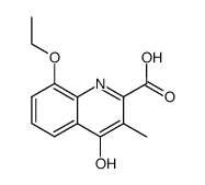 8-ethoxy-4-hydroxy-3-methyl-quinoline-2-carboxylic acid Structure