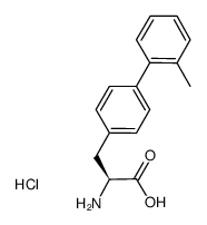 L-2-AMINO-3-(3'-METHYL-BIPHENYL-4-YL)-PROPIONIC ACID HCL Structure