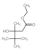 ethyl 3-hydroxy-3,4,4-trimethyl-pentanoate结构式