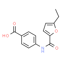 Benzoic acid, 4-[[(5-ethyl-2-furanyl)carbonyl]amino]- (9CI)结构式