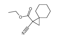 1-Cyano-spiro[2.5]octane-1-carboxylic acid ethyl ester Structure