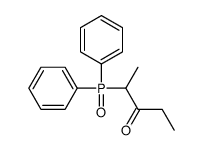2-diphenylphosphorylpentan-3-one Structure