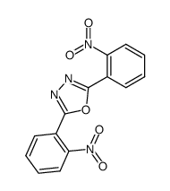 2,5-bis-(2-nitro-phenyl)-[1,3,4]oxadiazole Structure
