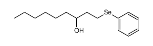 1-(phenylselanyl)nonan-3-ol结构式