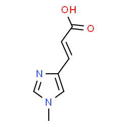2-Propenoicacid,3-(1-methyl-1H-imidazol-4-yl)-(9CI) structure
