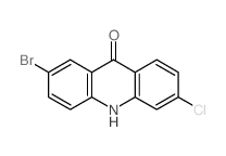 9(10H)-Acridinone,2-bromo-6-chloro- structure