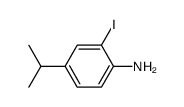 2-iodo-4-isopropylaniline structure