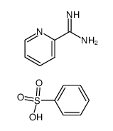 pyridine-2-carboxamidinium benzenesulfonate Structure