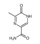 4,5-dihydro-6-methyl-5-oxo-2-pyrazinecarboxamide结构式