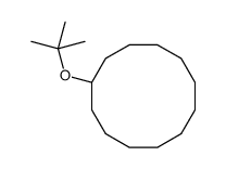 (1,1-dimethylethoxy)cyclododecane Structure