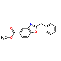 Methyl 2-benzyl-1,3-benzoxazole-5-carboxylate Structure